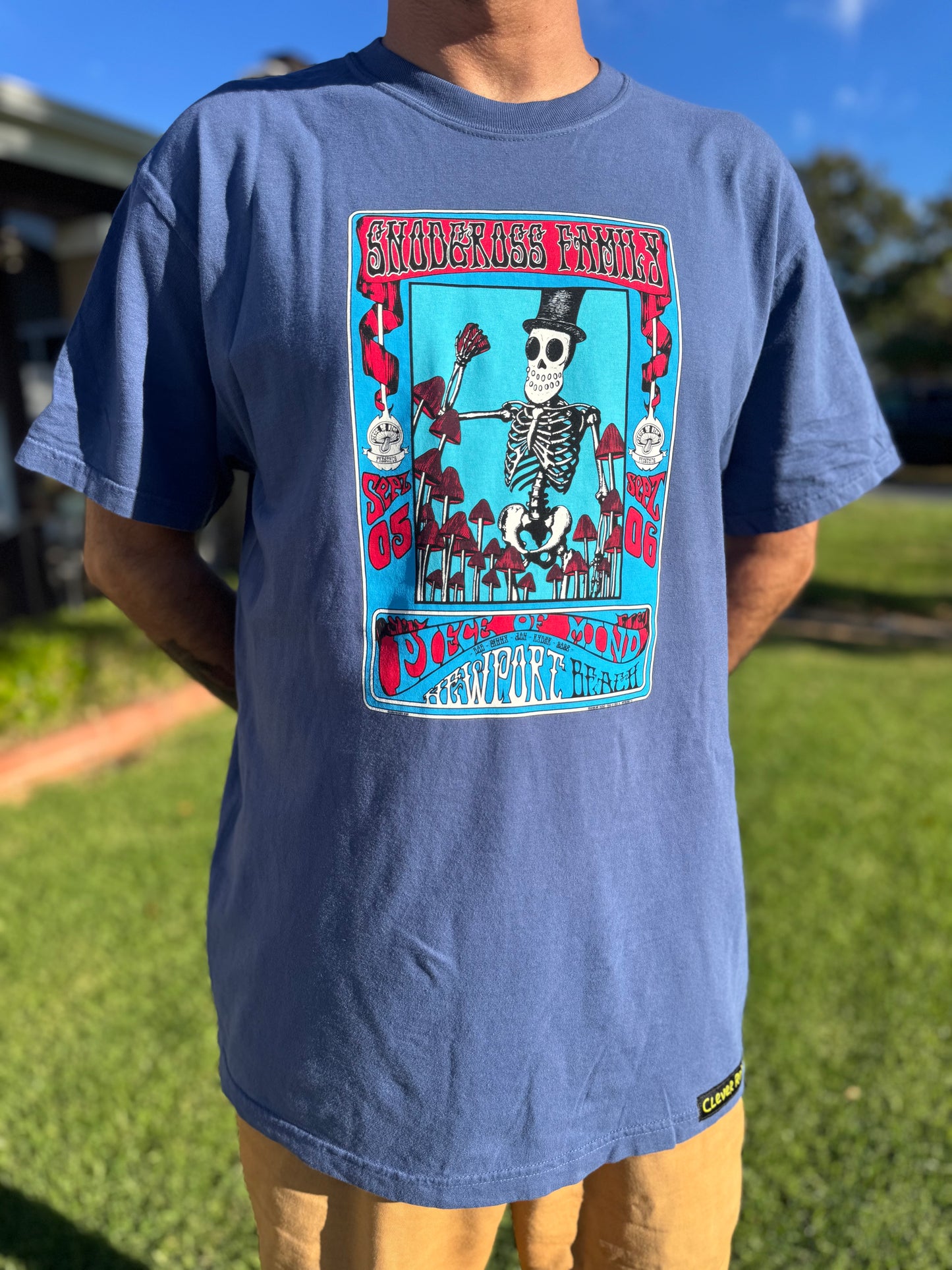 Baby Blue Snodgrass Family Clever Rooz Shirt