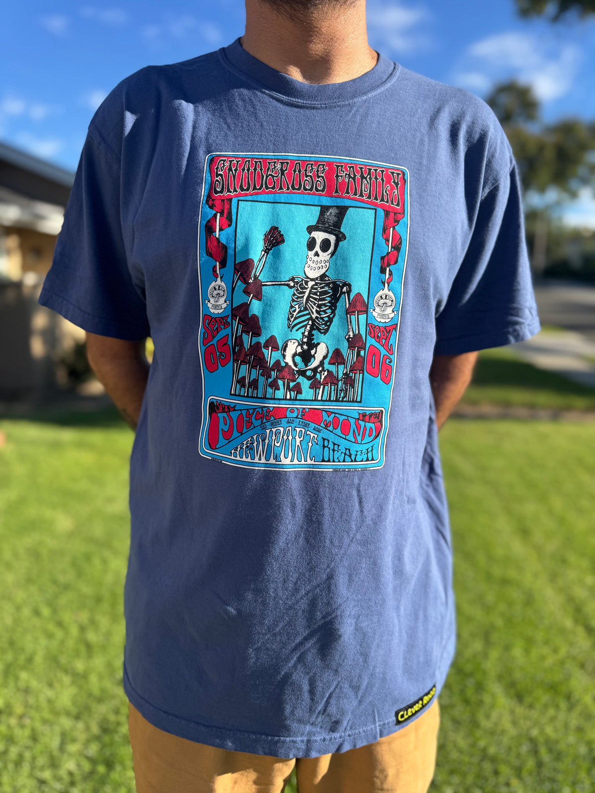 Baby Blue Snodgrass Family Clever Rooz Shirt