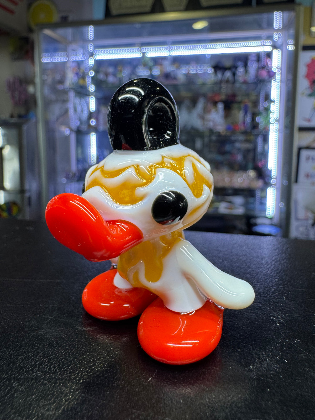 Ryno x Rye Carved Flame Polished Standing Ducky Pendy