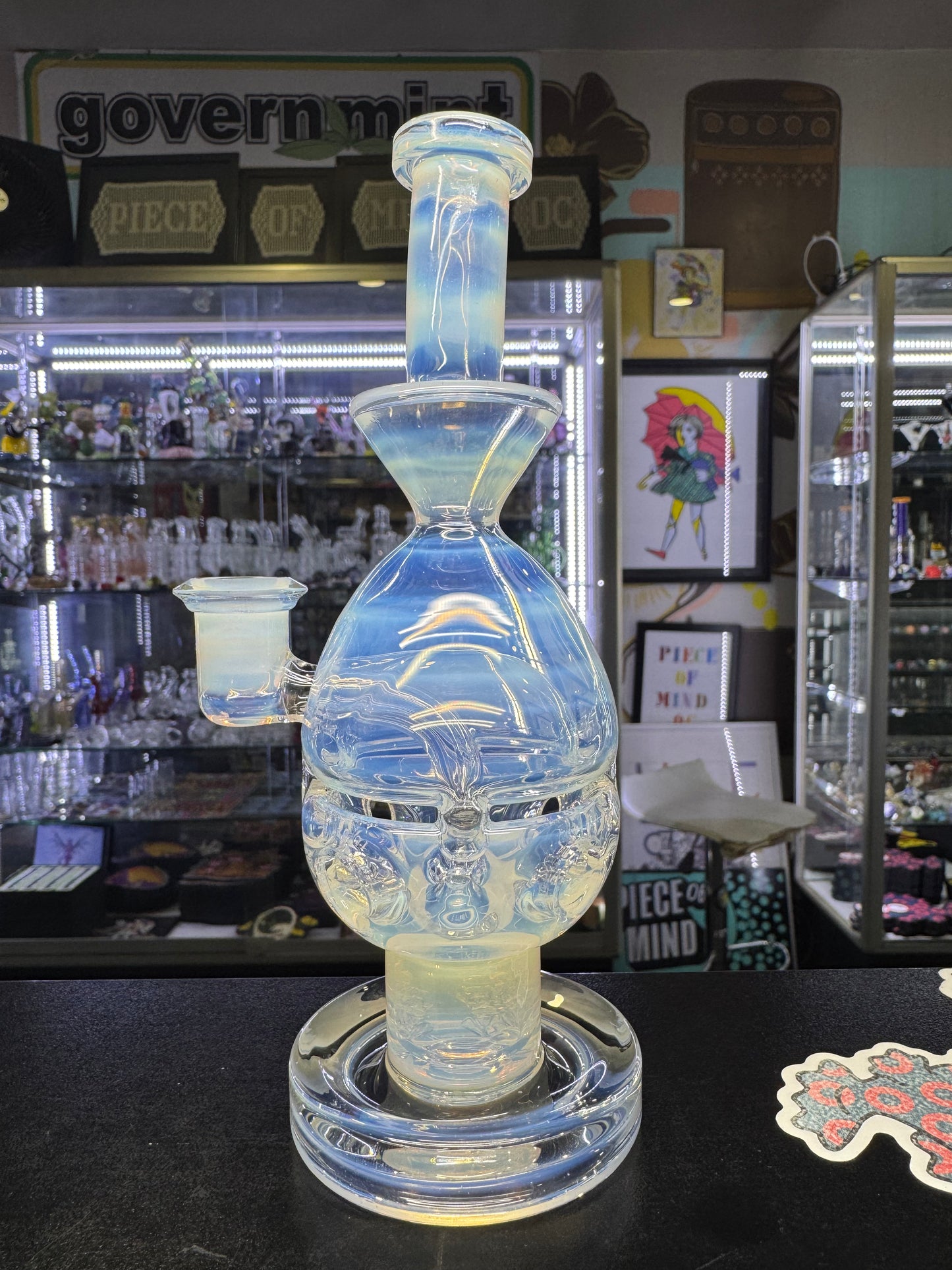 Kyle Miner Ghost color fab egg. Seed of life perc. 10mm