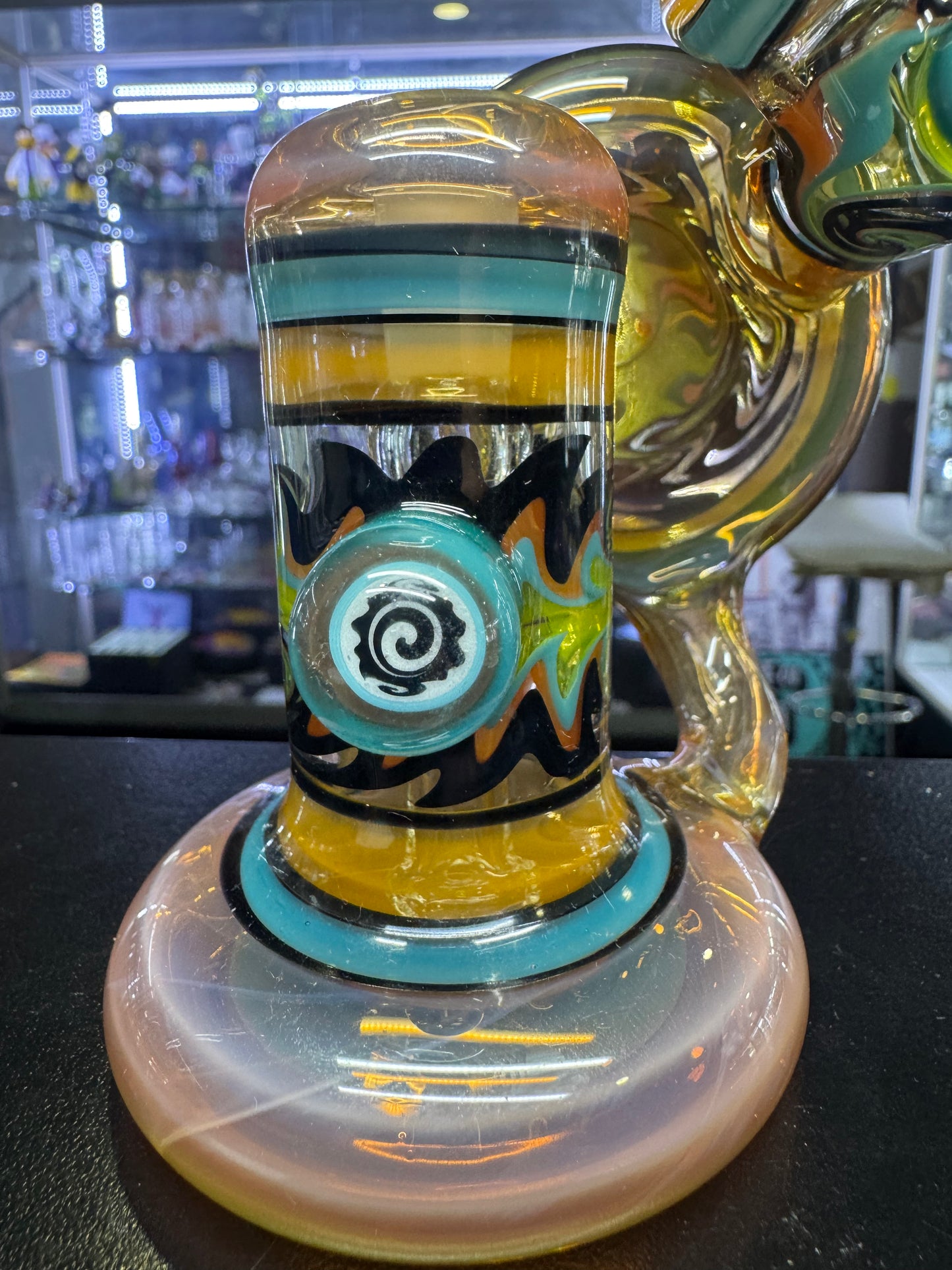 Slob Bubbler Cycler Orange 10mm Dewer