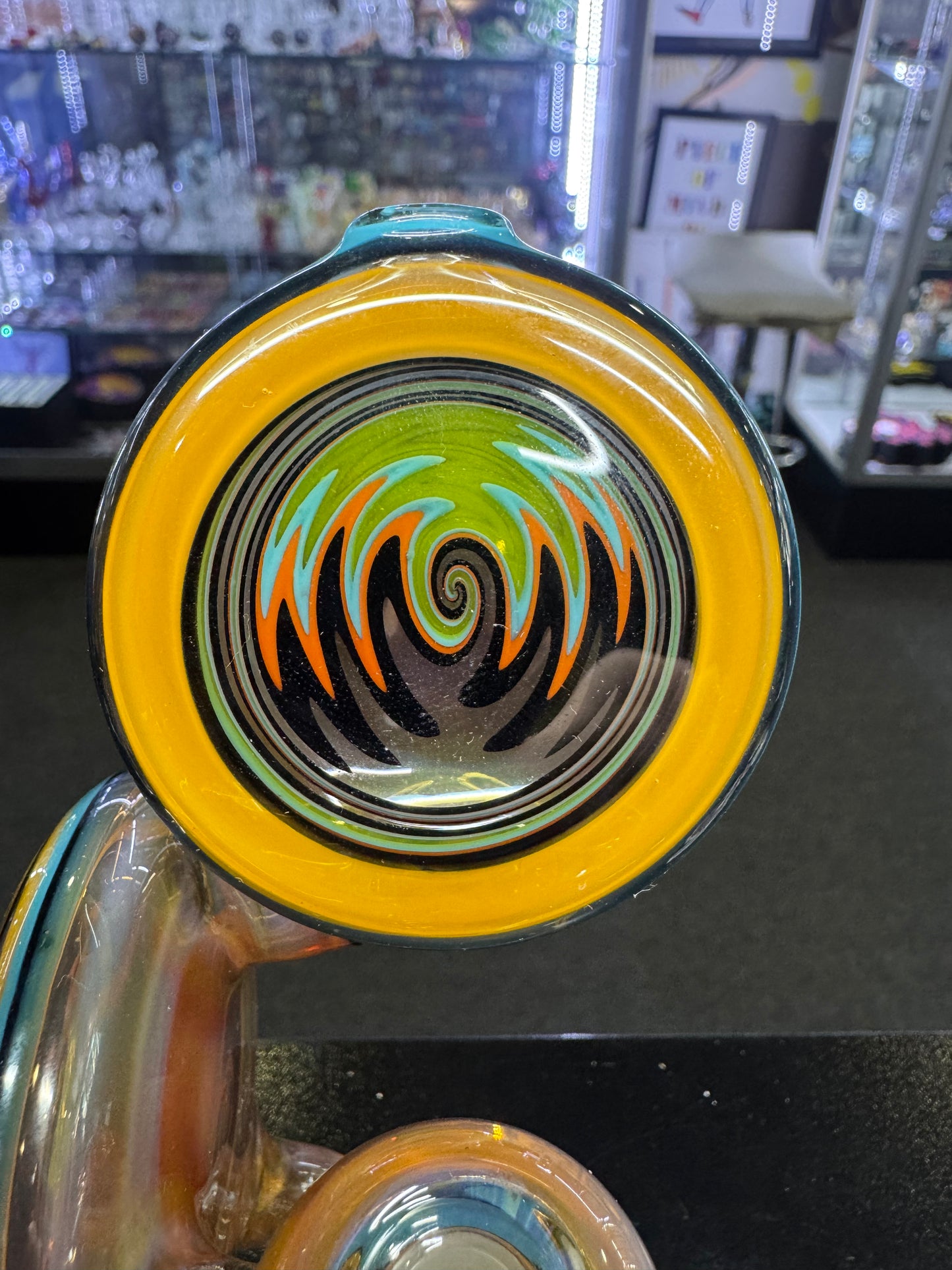 Slob Bubbler Cycler Orange 10mm Dewer