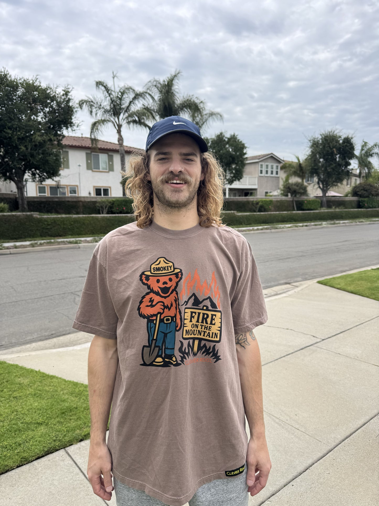 Smokey Fire on the Mountain Tee Shirt Clever Rooz