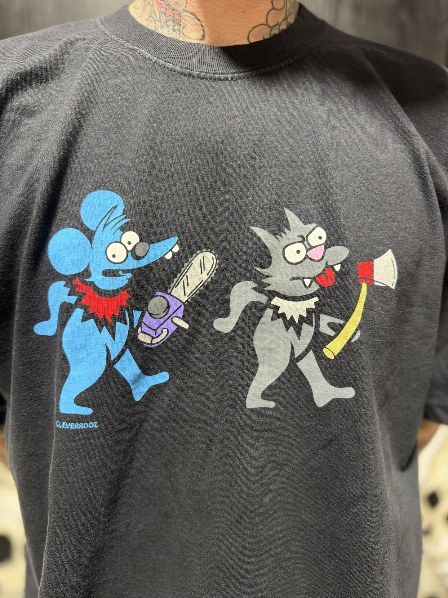 Itchy & Scratchy Clever Rooz Shirt