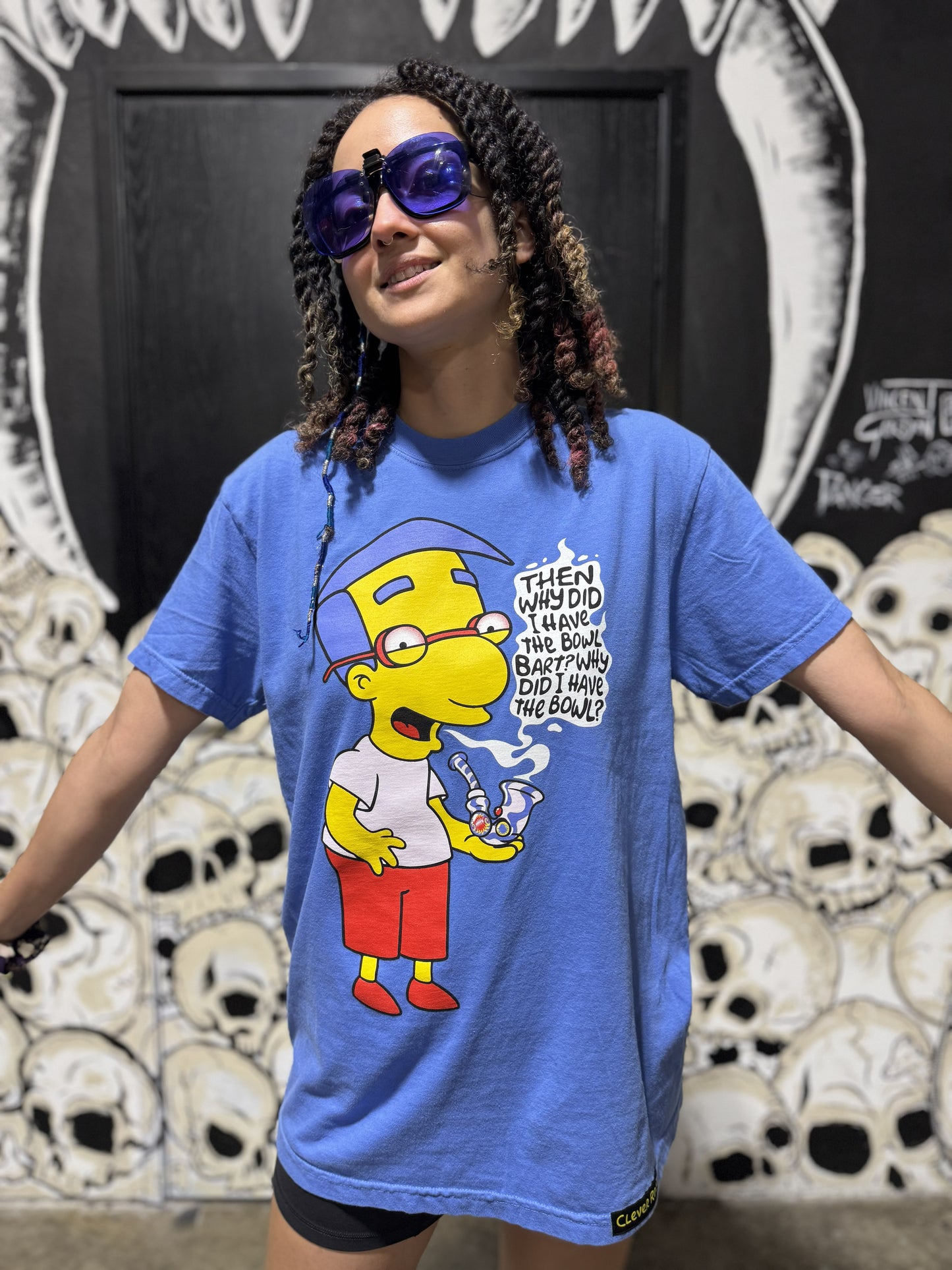 Milhouse “ Why Did I have the bowl Bart? “