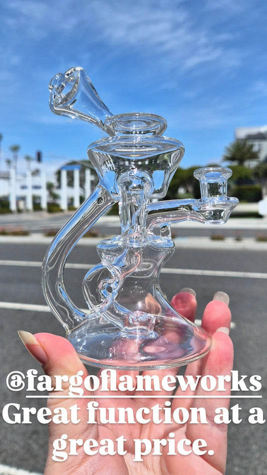 Fargo Flameworks Glass clear recycler